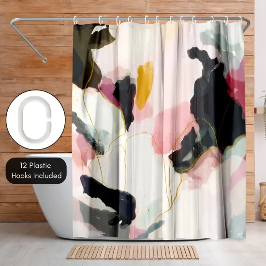 Americanflat 71" x 74" Shower Curtain, Homecoming by Louise Robinson {5}