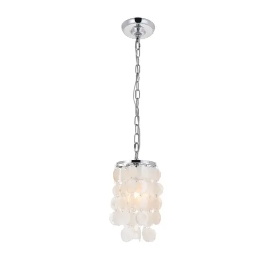 Selene 1 light Chrome Pendant {1}