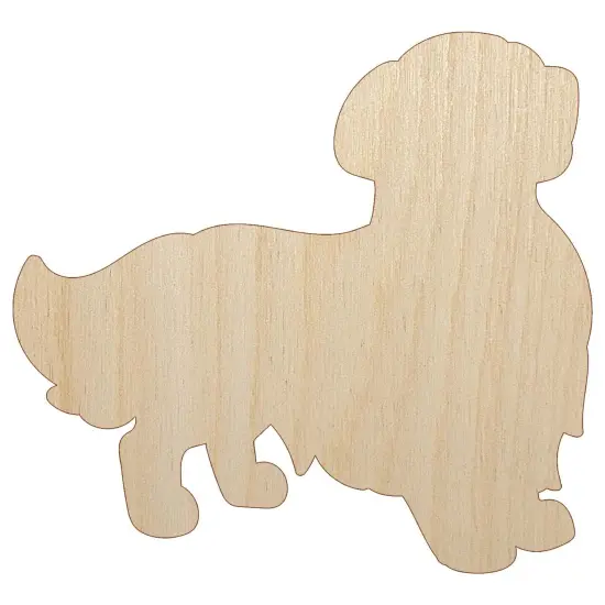 Golden Retriever Standing Dog Unfinished Wood Shape Piece Cutout for DIY Craft Projects {7}