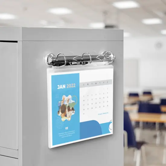 Avery Industrial Magnetic Hanging Binder Rings, 3 Ring Binder, 1.5" Slant Rings, Holds 375 Sheets, 6 Binder Ring Mechanisms (46036) {6}