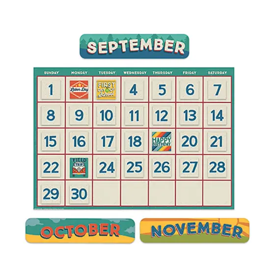 Adventurer Calendar Bulletin Board Set {2}