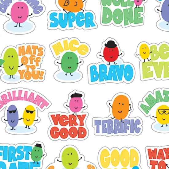 Jelly Beans Scented Stickers, 80 Per Pack, 6 Packs {3}