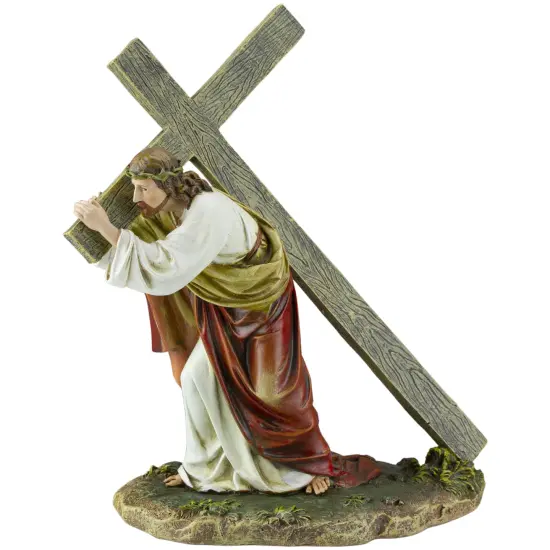 Roman Joseph's Studio Way Of The Cross Jesus Christ Easter Figurine - 9.5" Multi {1}