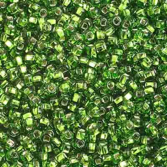 John Bead 10/0 Silver Lined Czech Glass Seed Beads, 500g Chartreuse {1}