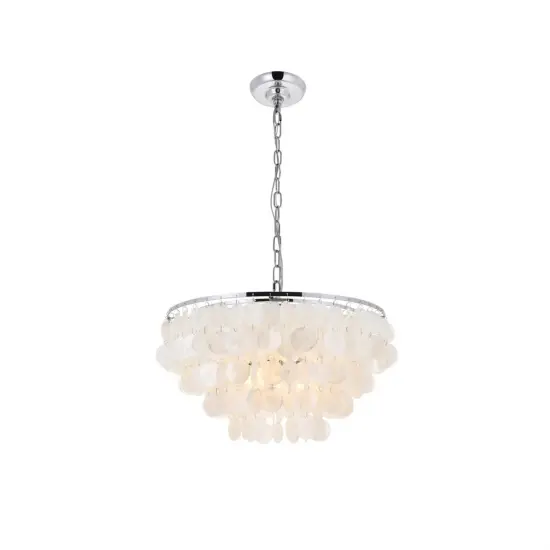 Selene 4 light Chrome Pendant {4}