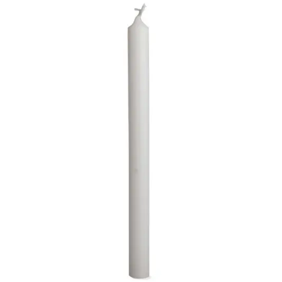 12-inch Straight Candle White {1}