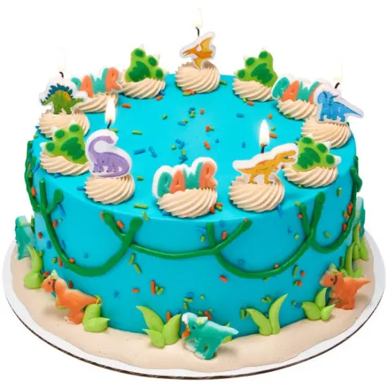 Dinosaur Shaped Candles, 5pc {2}