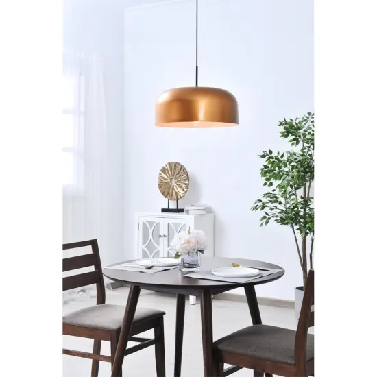 Etude 1 light satin gold Pendant {2}