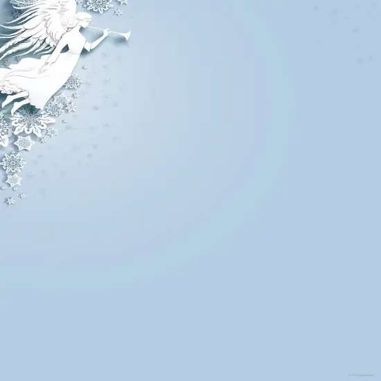 Great Papers! Winter Snow Angel Holiday Letterhead, Invitations and Announcements, Printer Friendly, 8.5"x11", 50 Pack {1}