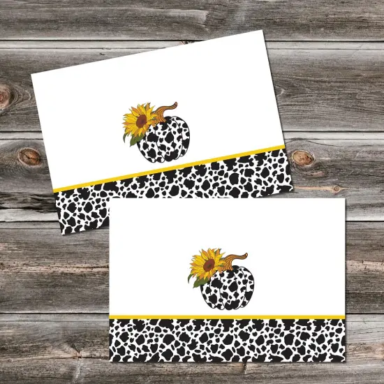Great Papers! Thank You Note Cards with White Envelope, Holy Cow Print, 4.75" x 3.375"(folded), 50 count {4}