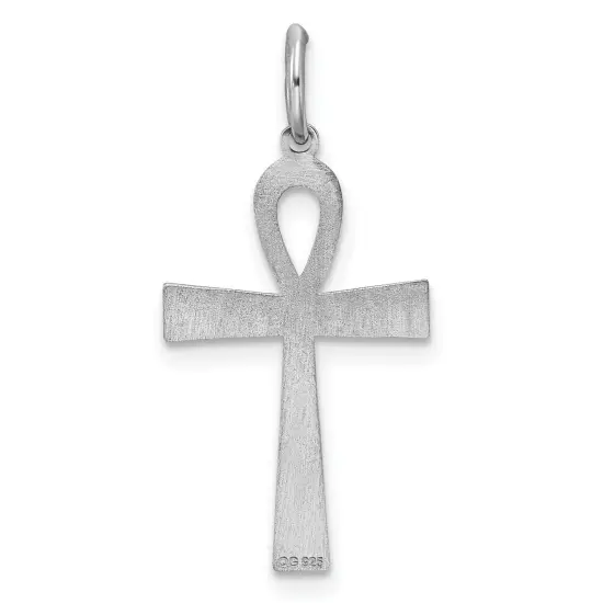 Sterling Silver Cross Charm Jewerly 25mm x 14mm {4}
