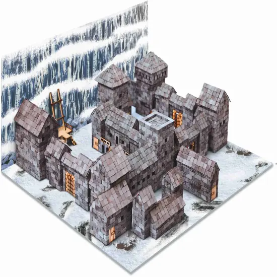 Mini Bricks Construction Set - Black Castle {2}