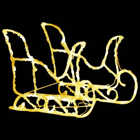 Reindeers & Sleigh Christmas Decoration 320 LEDs Acrylic Warm white {5}