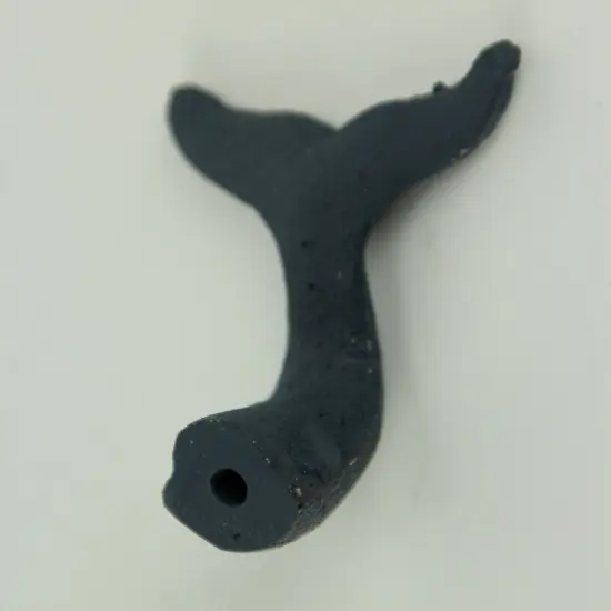 Cast Iron Whale Tail Drawer Pulls Cabinet Knobs Coastal Decor Handles Set of 12 {5}