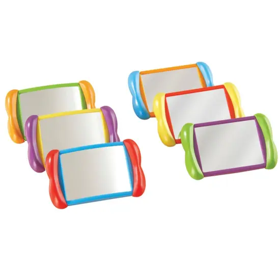 Learning Resources All About Me 2-in-1 Mirrors - Set of 6 {1}