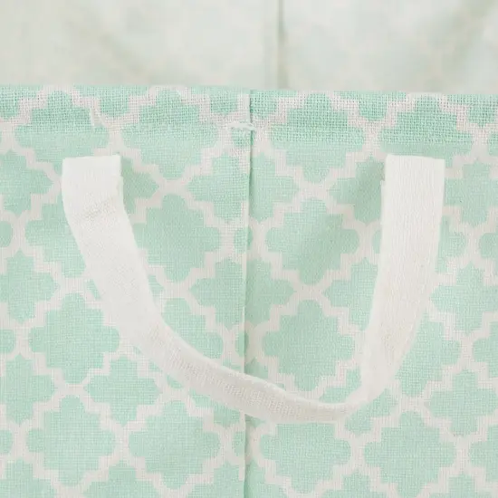 DII Aqua Small Oval Crochet Bath Mat {3}