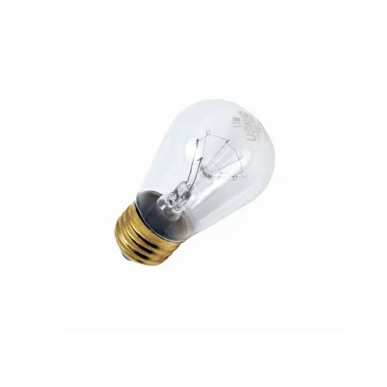 Ushio 11W 120V 20,000Hr Long Life S14 Clear E26 Base Incandescent bulb {1}