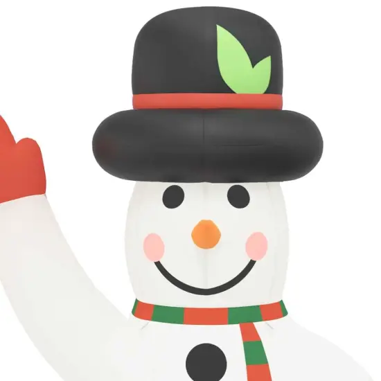 Christmas Inflatable Snowman with LEDs 179.1" {6}