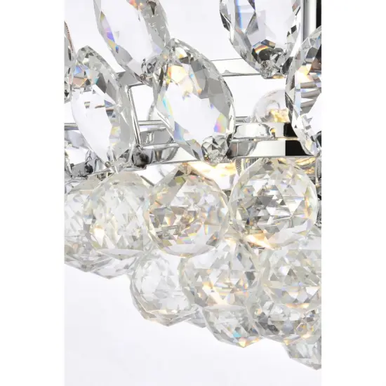 Emilia 14 inch flush mount in chrome {5}