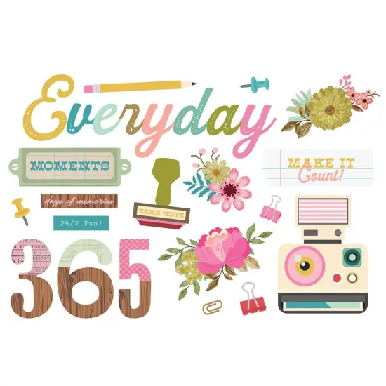 Simple Stories Simple Pages Page Pieces-17/Pkg {3}