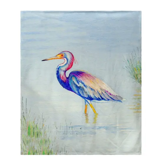 Betsy Drake Tri-Colored Heron Throw Multicolor {1}