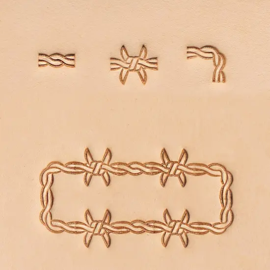 Realeather(R) Crafts Barbed Wire Stamp Set {3}