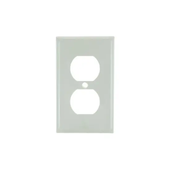 SUNLITE Almond E211A 1 Gang Duplex Receptacle Plate {1}
