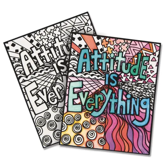 Attitude Is Everything Velvet Art Posters (Pack of 24) {3}