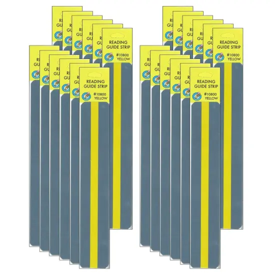 Sentence Strip Reading Guides, Yellow, 12 Per Pack, 2 Packs {1}