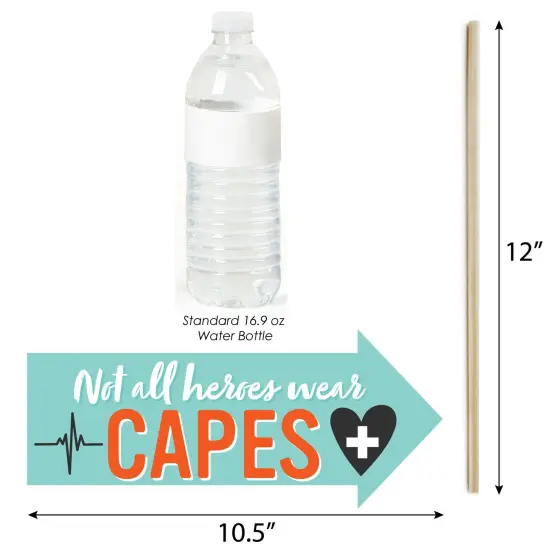 Big Dot of Happiness Funny Thank You Doctors - Doctor Appreciation Week Photo Booth Props Kit - 10 Piece {3}