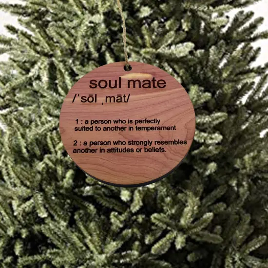 Soulmate - Cedar Ornament {2}