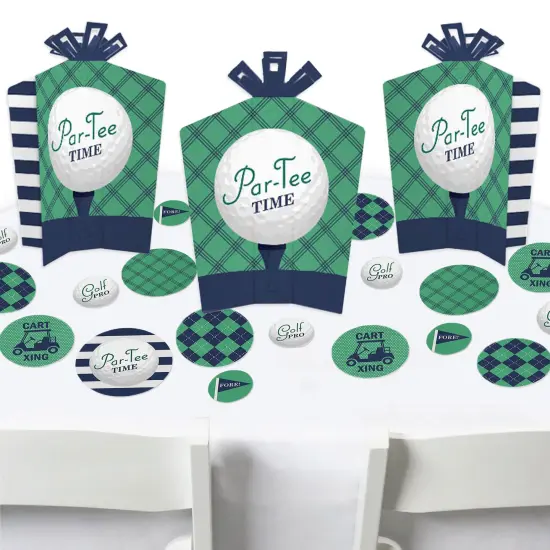 Big Dot of Happiness Par-Tee Time - Golf - Birthday or Retirement Party Decor and Confetti - Terrific Table Centerpiece Kit - Set of 30 {1}