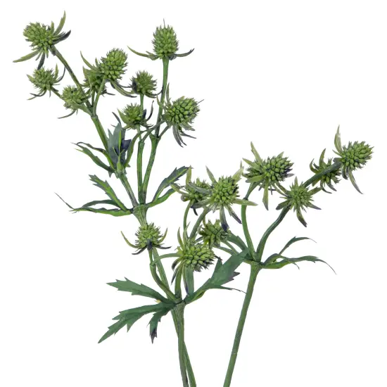 Allstate Thistle Artificial Floral Spray - 25" - Green {4}