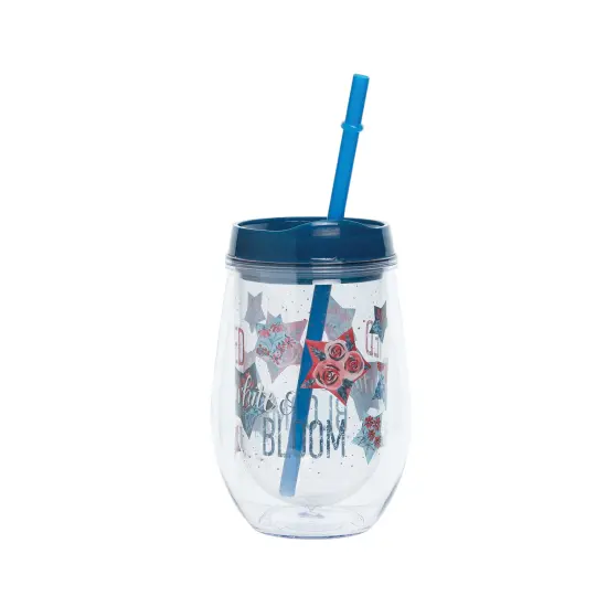 12 oz. Red White and Bloom 4th of July Patriotic Drinkware {1}