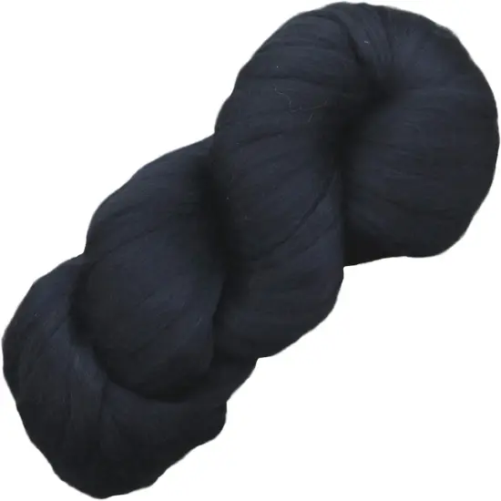 LEARN TO SPIN YARN - Beginner's Spinning Kit with Drop Spindle and Merino Pencil Roving. Choose your color. Black {2}