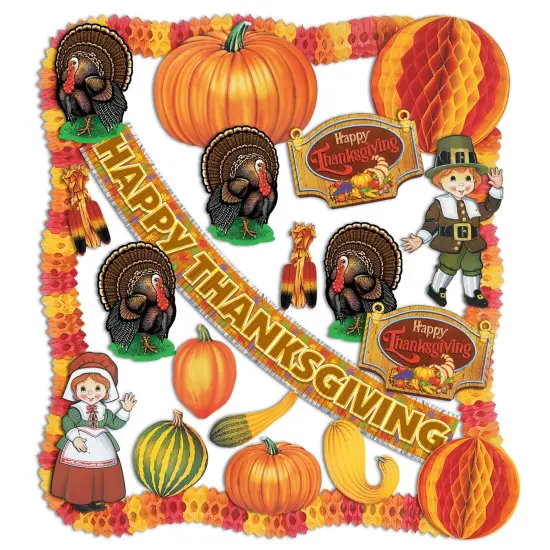 Thanksgiving Decorating Kit - 23 Pcs (Pack of 1) {1}