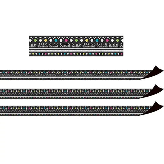 Chalkboard Brights Magnetic Borders, 24 Feet Per Pack, 3 Packs {1}