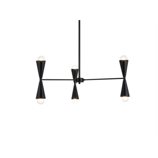 Cade 34 inch pendant in black {3}