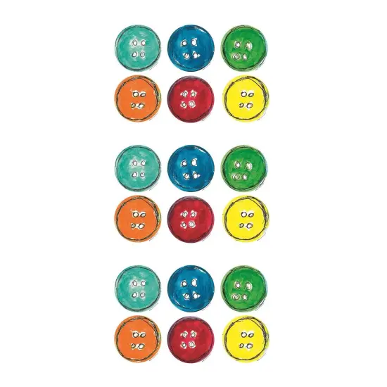 Pete the Cat&reg; Groovy Buttons Accents, 36 Per Pack, 3 Packs {1}