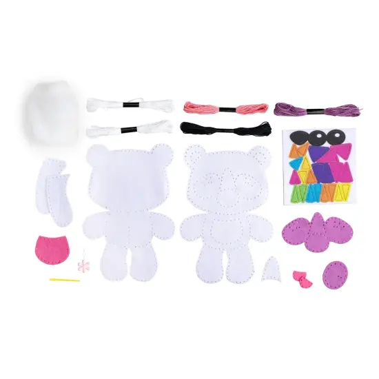 Colorbok Felt Softie Kit-Rainbow Tiger {4}