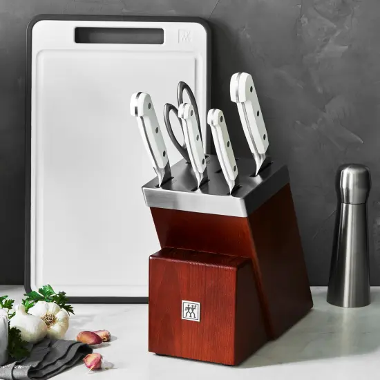ZWILLING Pro Le Blanc 7-pc Self-Sharpening Knife Block Set {4}