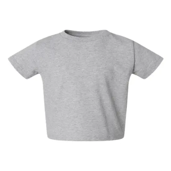 Rabbit Skins&reg; Toddler Cotton Jersey Crew Neck Short Sleeve Tee - 3301T Heather {1}