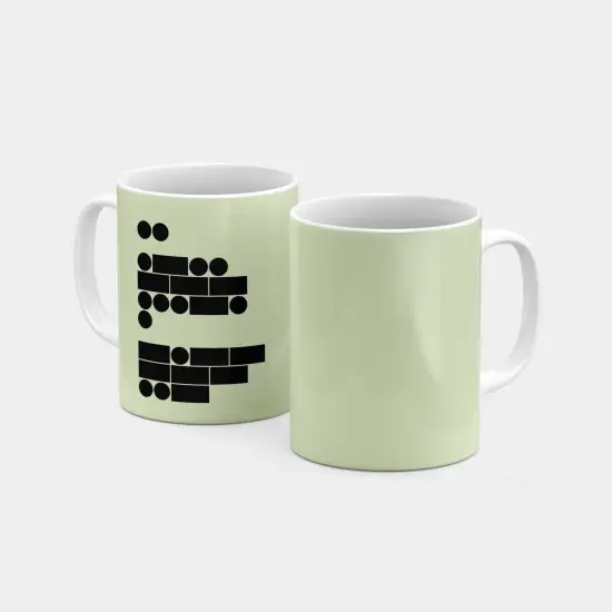 Morse Code I Love You 11 Oz Mug VII {2}