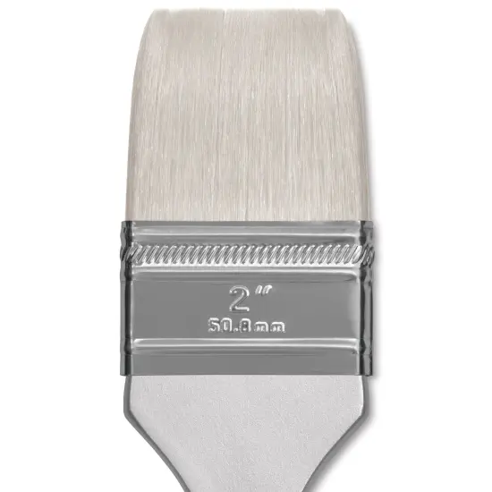 Silver Brush Silver Silk 88 Synthetic Brush - Short Handle, Wide Wash, Size 2" {1}