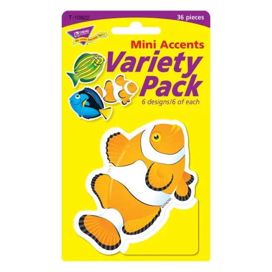 Fish Mini Accents Variety Pack, 36 Per Pack, 6 Packs {3}