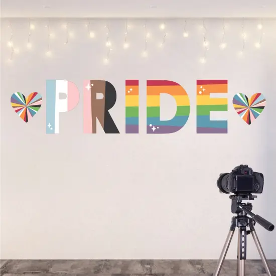 Big Dot of Happiness So Many Ways to Be Human - Peel and Stick Pride Party Standard Banner Wall Decals - Pride {3}