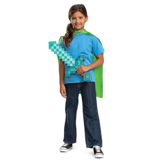 Minecraft Sword and Cape Child Accessory Set {4}