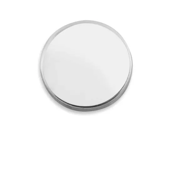 10 Pack - Polished Blank Stainless Steel Round Pendant {3}