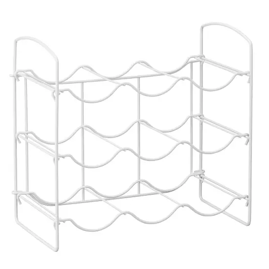 mDesign Collapsible Metal Water Bottle, Wine Rack Holder {5}