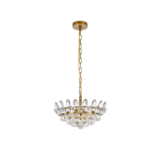 Emilia 16 inch pendant in brass {1}